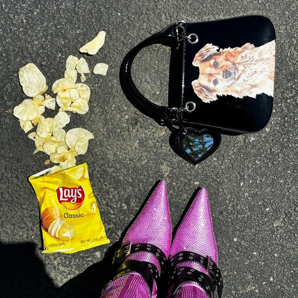 "BARBIE UNLIMITED" Glamorous Pink Heeled Boots with Buckle Detail - Picture 4 of 6